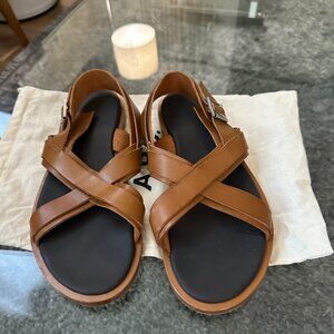 Men's A.P.C. Brown "Lou" Sandals
